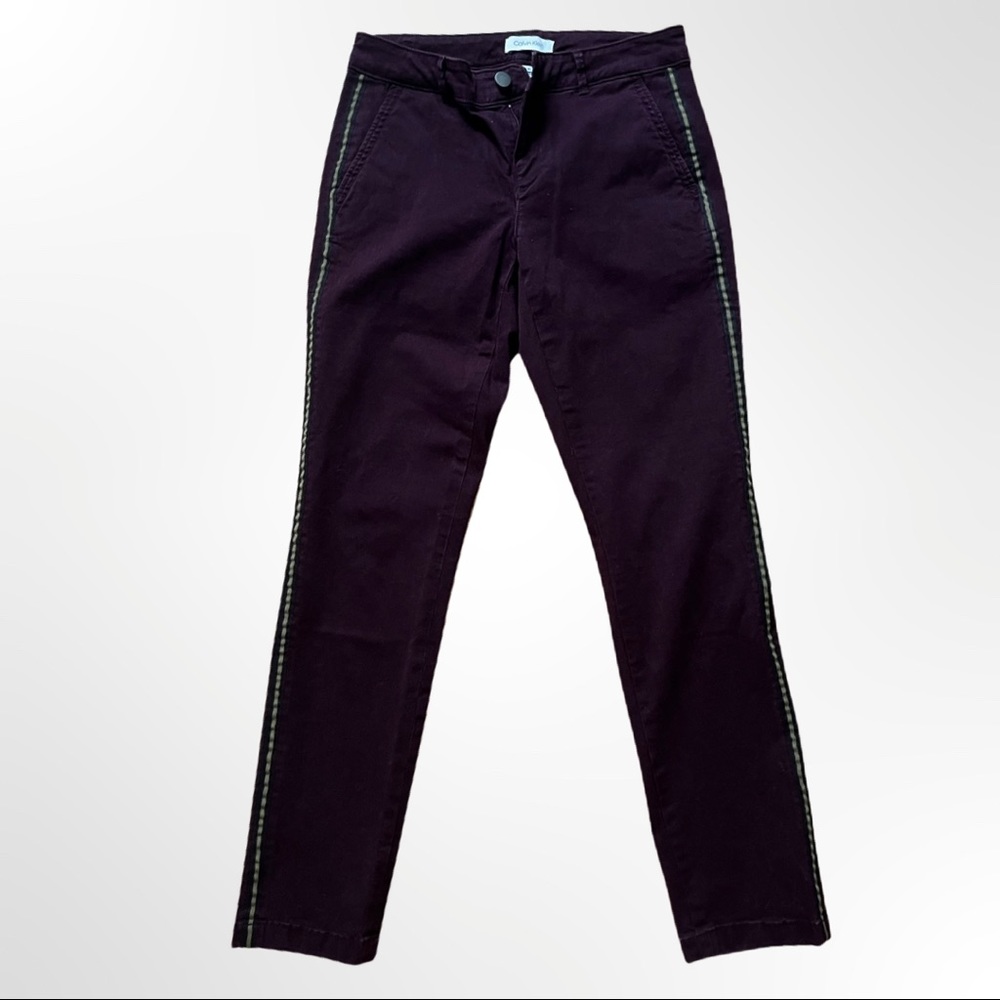 Calvin Klein Plum Chino Pants Women’s Size 2